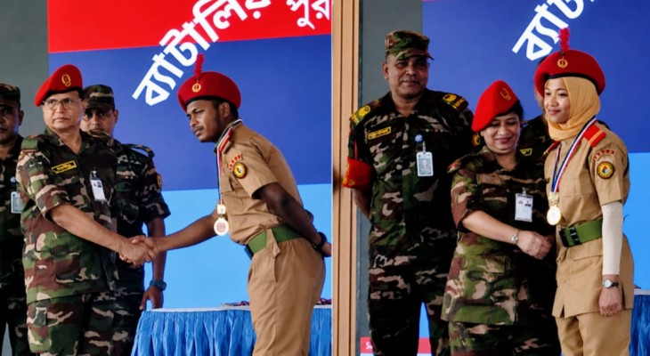 প্রথম ক্যাম্পেই জাককানইবি বিএনসিসির বাজিমাত, ৪ ইভেন্টে চ্যাম্পিয়ন